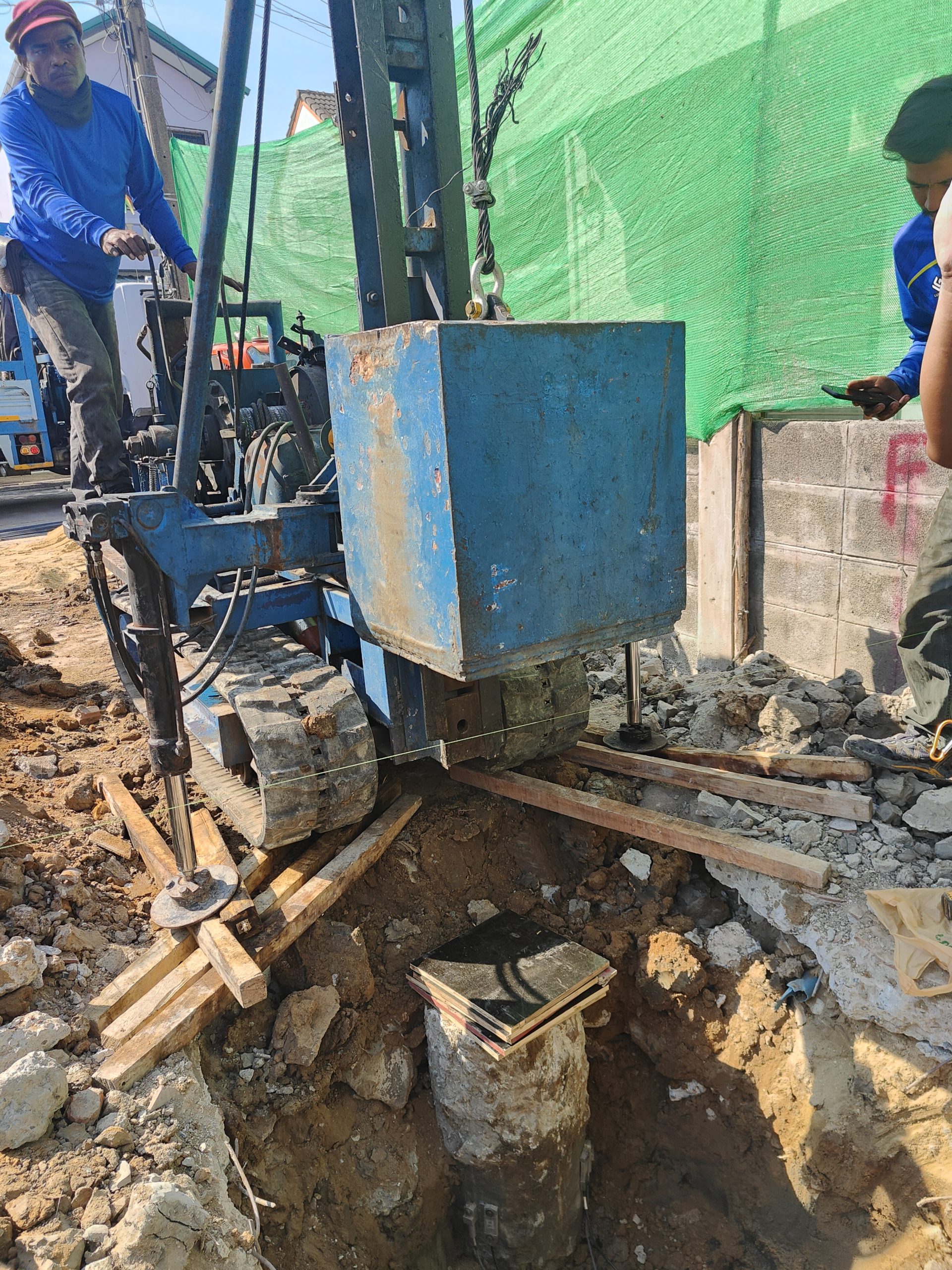 ทดสอบเข็มเจาะ ประเมินกำลังรับน้ำหนักเสาเข็มเจาะด้วยวิธี Dynamic Load Test